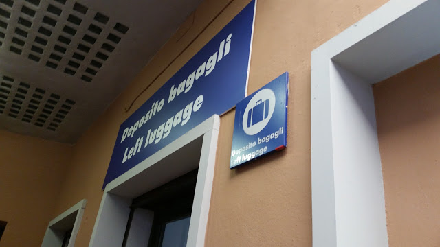 depósitos de bagagem nas estações