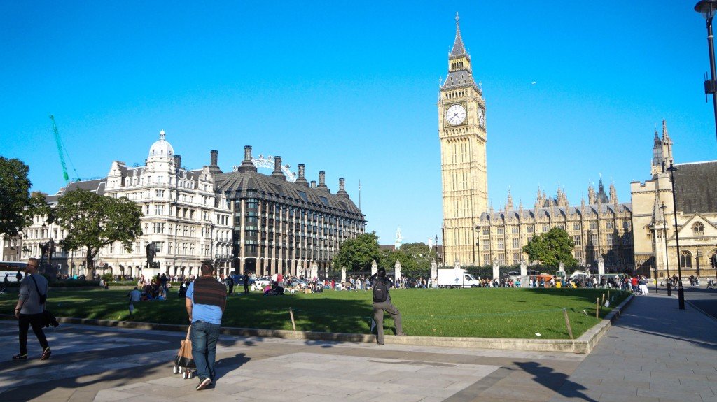 A torre do Parlamento e o Big Ben