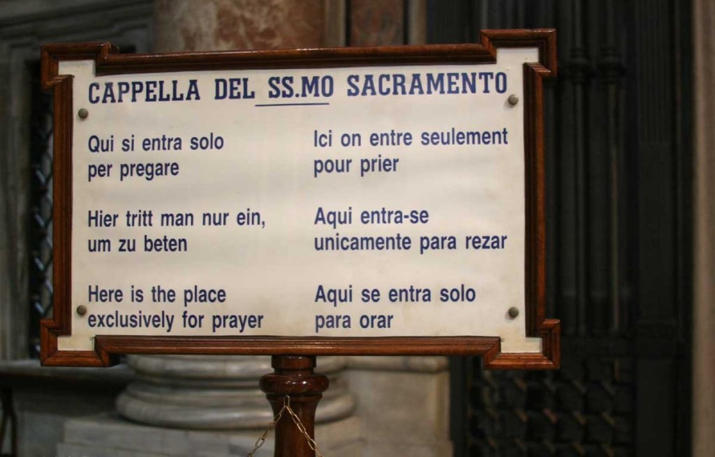 BlessedSacramentChapel-prayersign