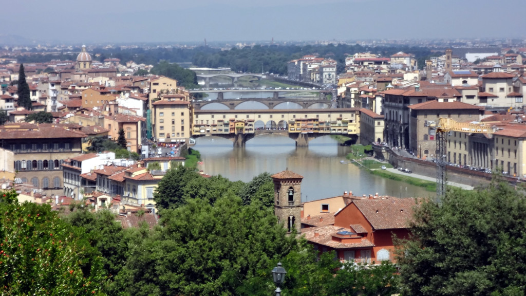 Ponte Vecchio vista da Piazzalle Michelangelo