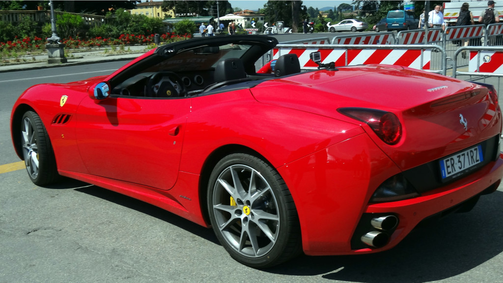 Test drive da Ferrari