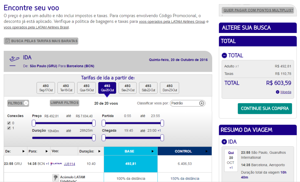 promoção de passagens aéreas