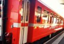 O trem vermelho do Bernina Express (Trenino Rosso)