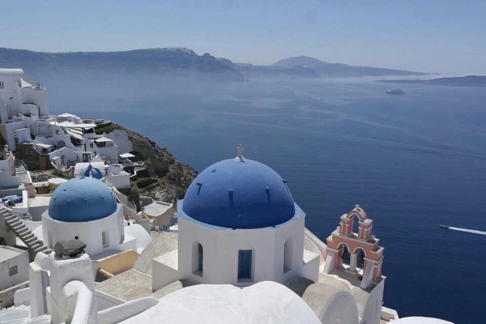 onde se hospedar em Santorini